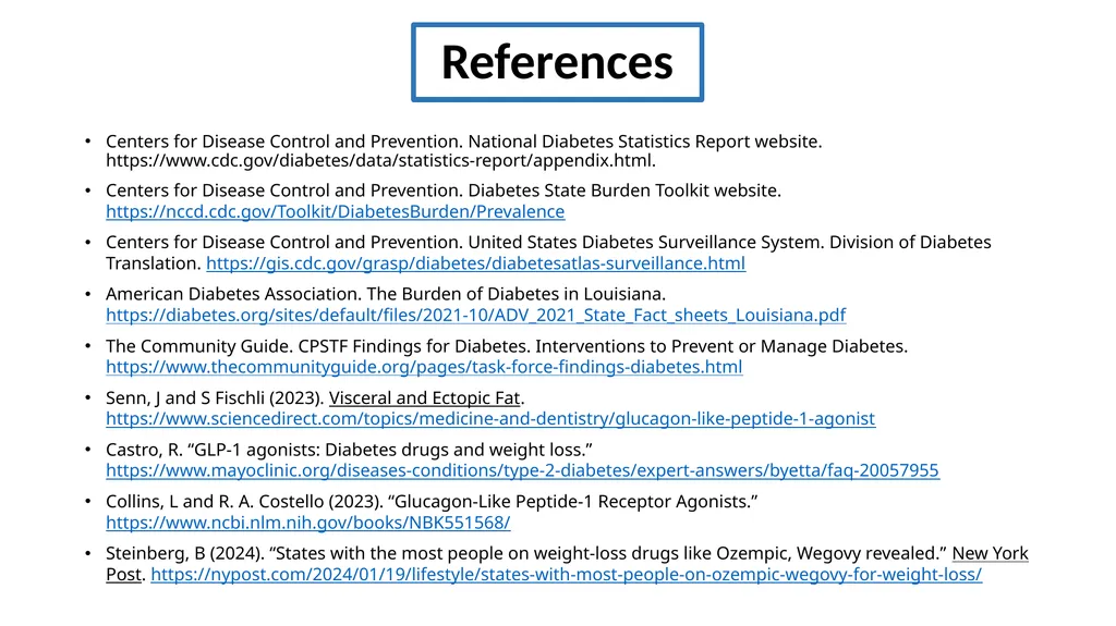 Analyzing GLP-1 RA Usage and Demographics of - slide 24 of 24