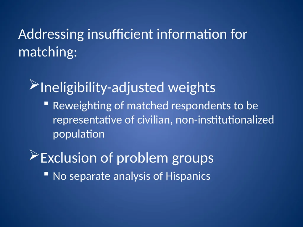Assessing SES differences in life expectancy: - slide 14 of 26