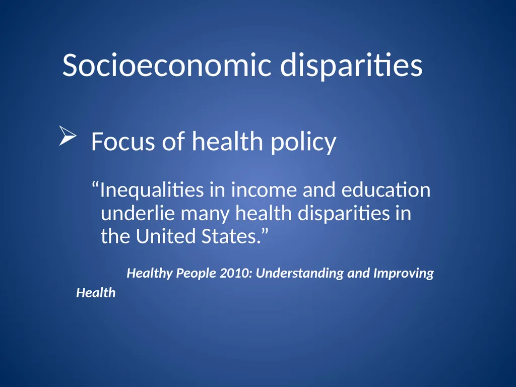 Assessing SES differences in life expectancy: - slide 3 of 26
