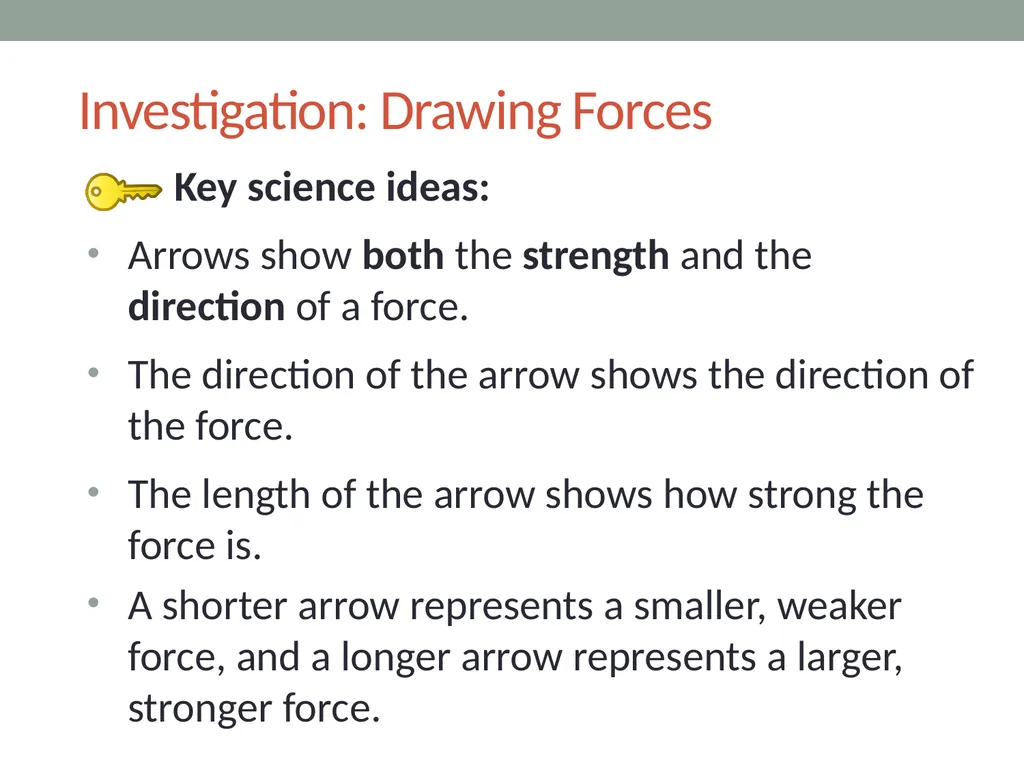 Forces Lesson 2A How Can We Draw the Forces - slide 10 of 15