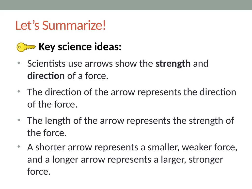 Forces Lesson 2A How Can We Draw the Forces - slide 14 of 15