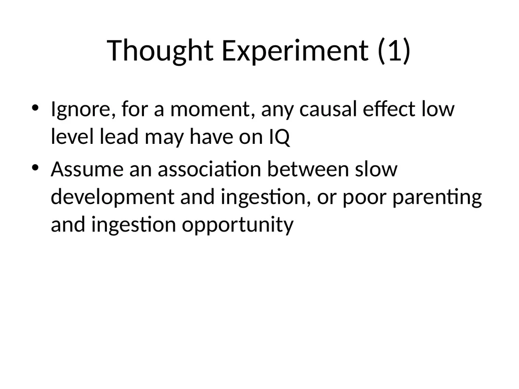 THE CASE AGAINST LOWERING THE ACTION LEVEL FOR - slide 29 of 34