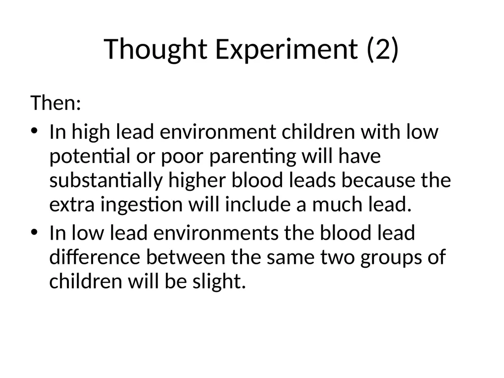 THE CASE AGAINST LOWERING THE ACTION LEVEL FOR - slide 30 of 34