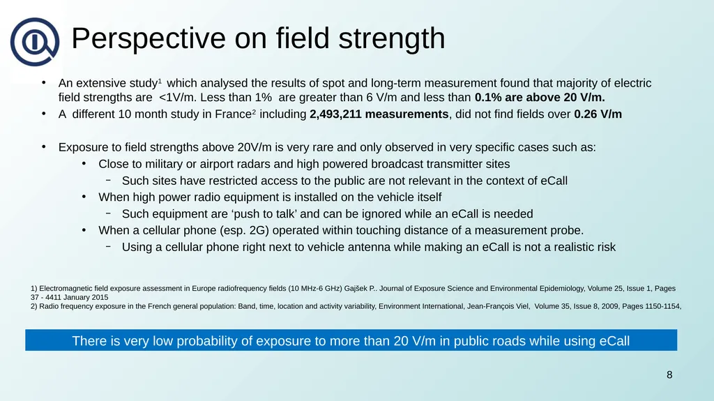 OICA Response to CP Proposals on eCall 17 January - slide 8 of 15