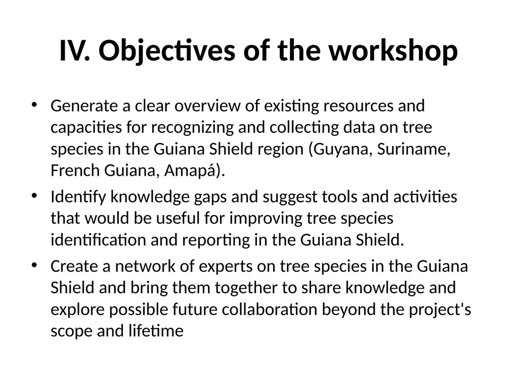 Plants and trees in the Guiana Shield Setting the - slide 15 of 17