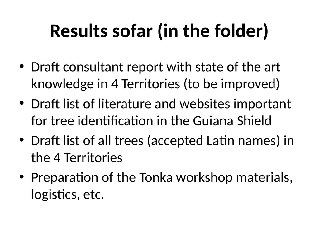 Plants and trees in the Guiana Shield Setting the - slide 16 of 17