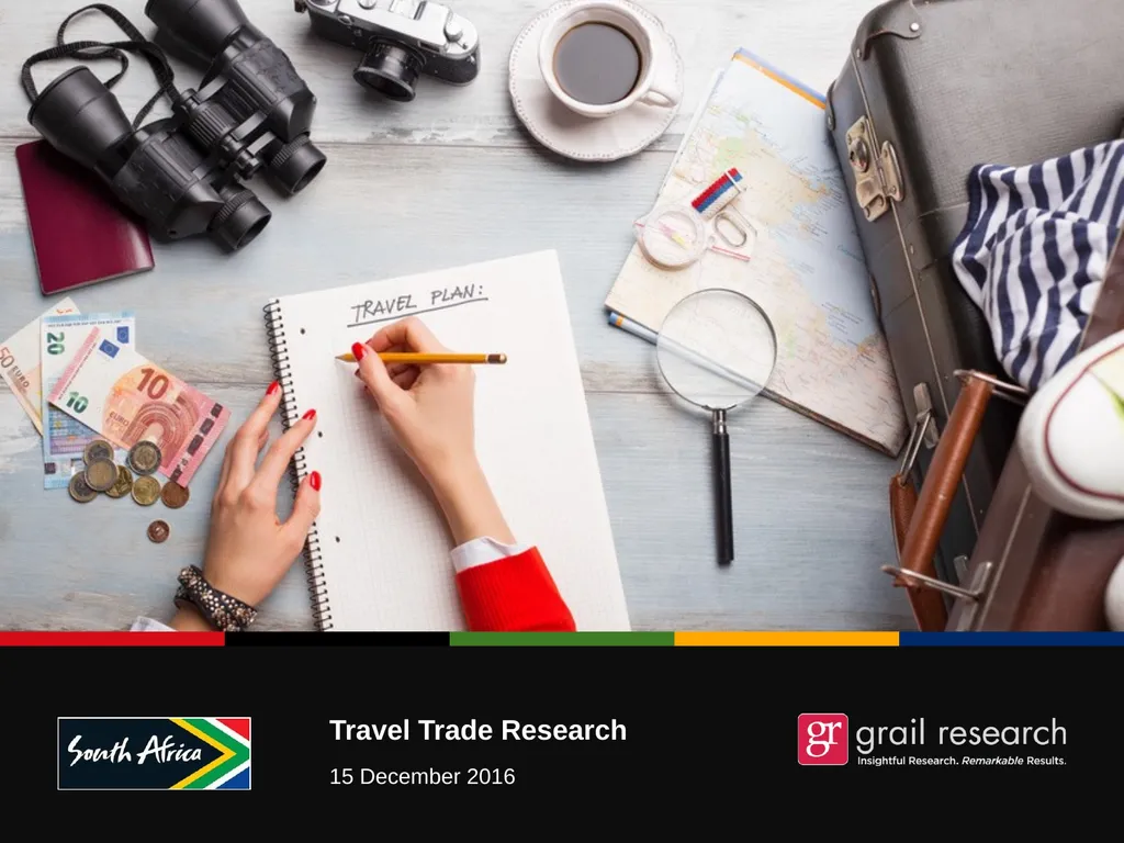 15 December 2016 Travel Trade Research TABLE OF