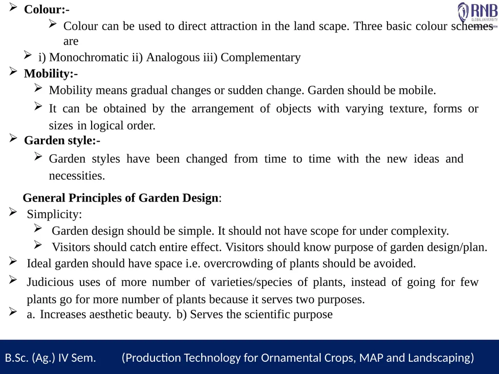 Course Name- Production Technology for Ornamental - slide 6 of 14