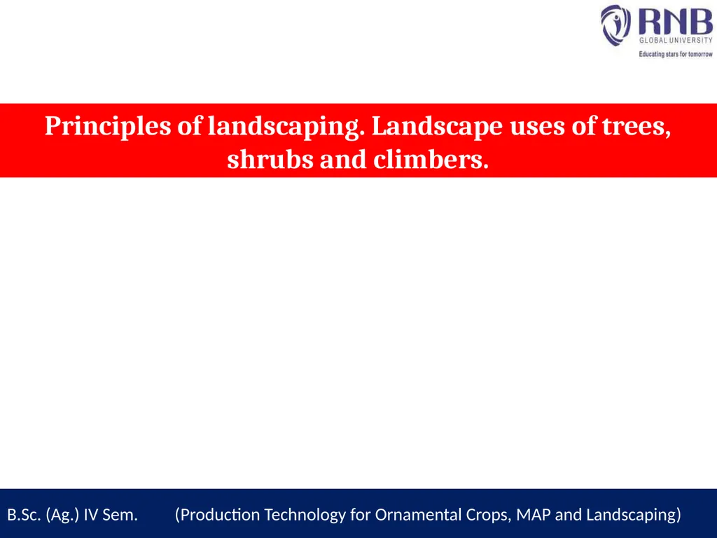Course Name- Production Technology for Ornamental - slide 3 of 14