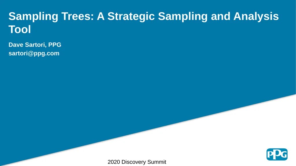 Sampling Trees: A Strategic Sampling and Analysis - slide 1 of 20