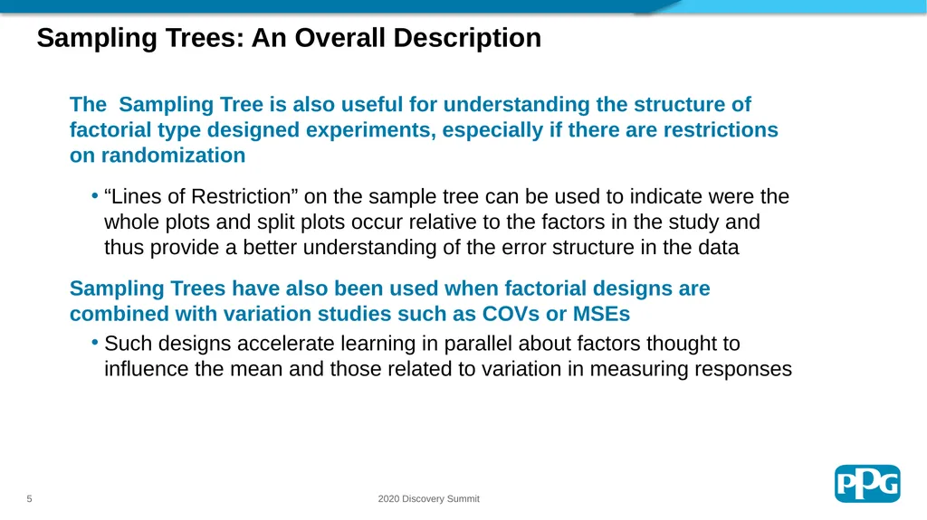 Sampling Trees: A Strategic Sampling and Analysis - slide 5 of 20