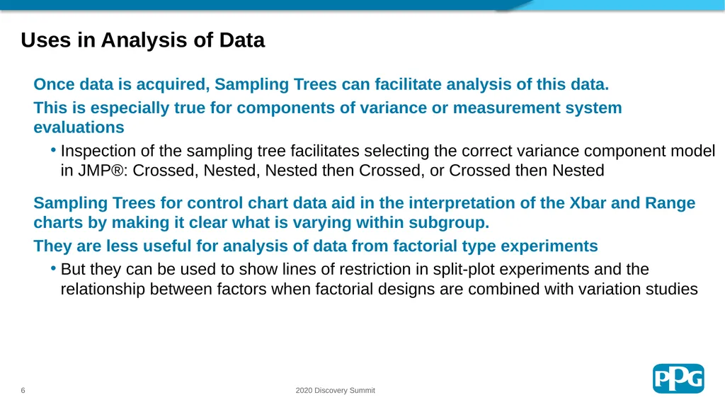 Sampling Trees: A Strategic Sampling and Analysis - slide 6 of 20