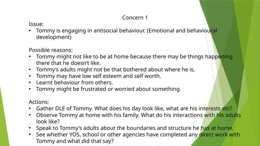 Hypothesis Trees An aid to good assessment and - slide 9 of 11