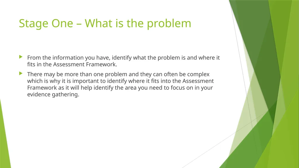Hypothesis Trees An aid to good assessment and - slide 4 of 11