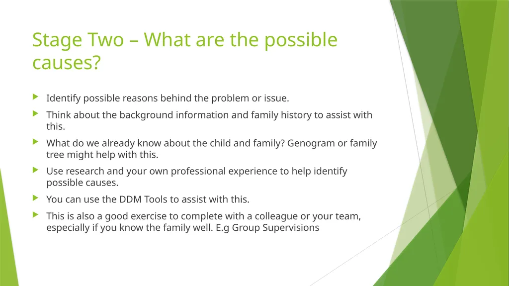 Hypothesis Trees An aid to good assessment and - slide 5 of 11
