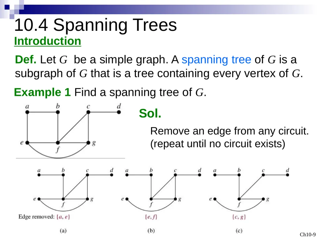 Discrete Mathematicsq Trees Outline 10.1 - slide 9 of 23