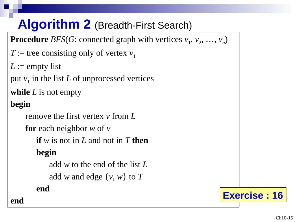 Discrete Mathematicsq Trees Outline 10.1 - slide 15 of 23
