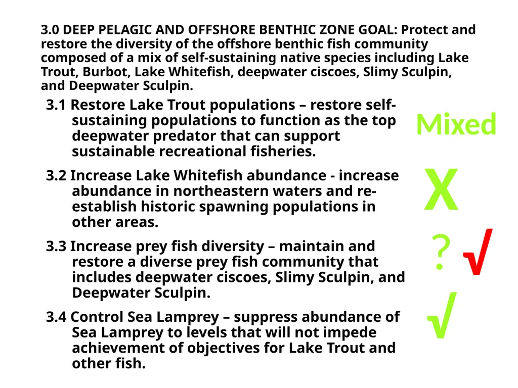 Progress towards Nearshore Zone Fish Community - slide 10 of 10