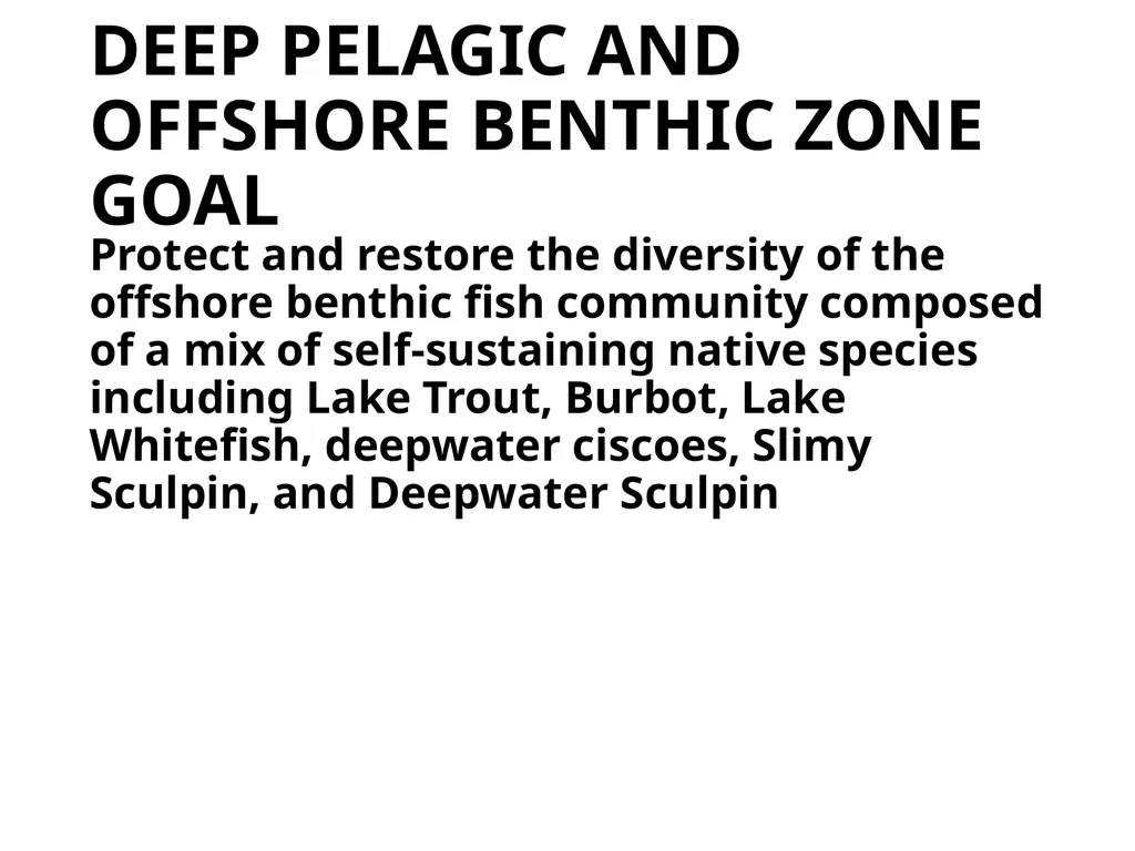 Progress towards Nearshore Zone Fish Community - slide 9 of 10