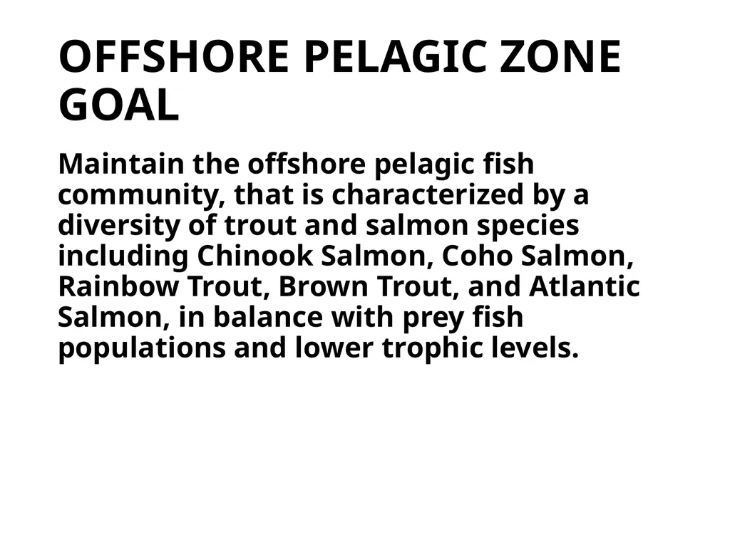 Progress towards Nearshore Zone Fish Community - slide 5 of 10