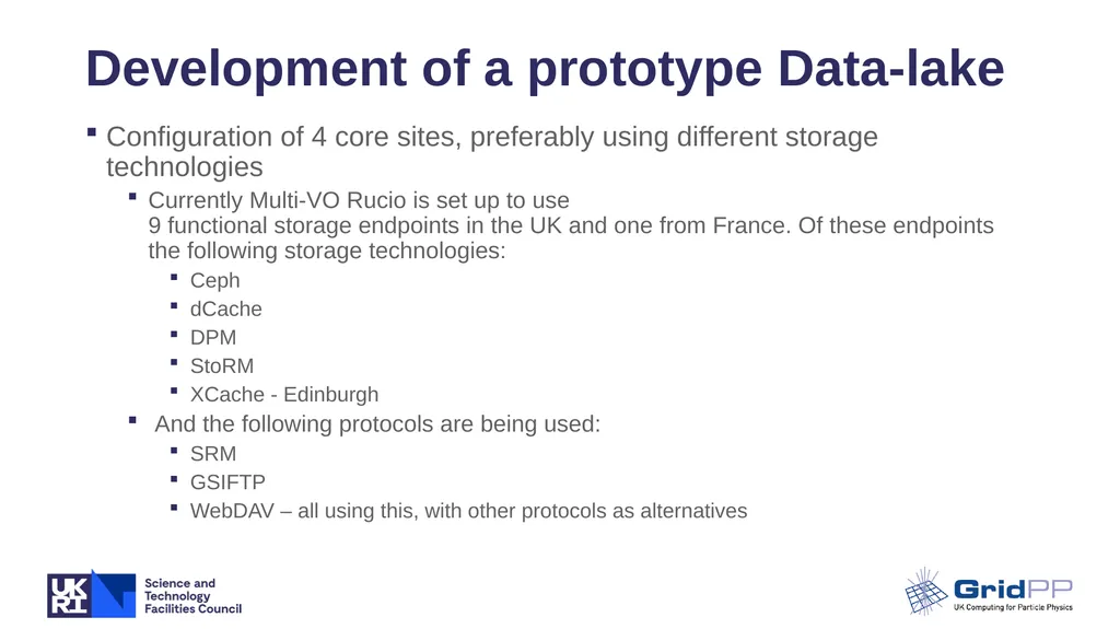 Data Management Update Timothy Noble - Rucio - slide 6 of 14