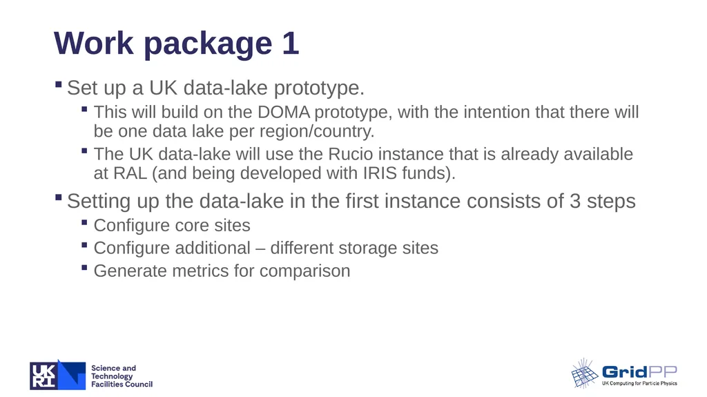 Data Management Update Timothy Noble - Rucio - slide 2 of 14