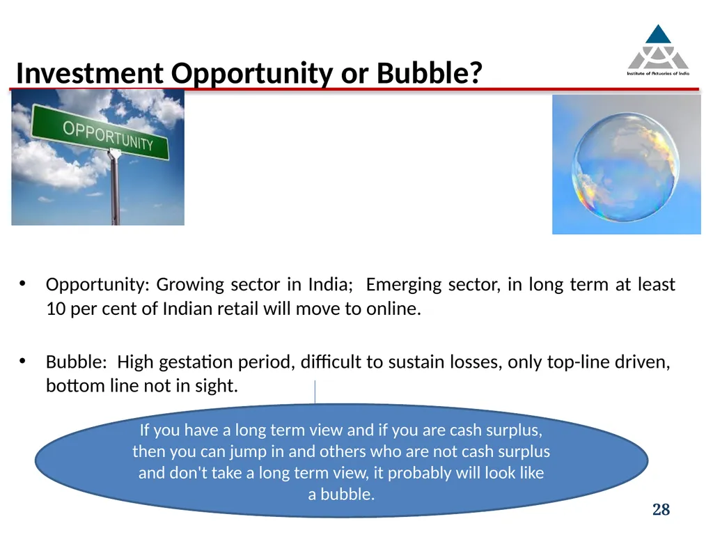 Capital infusion – Is the business appealing - slide 28 of 34