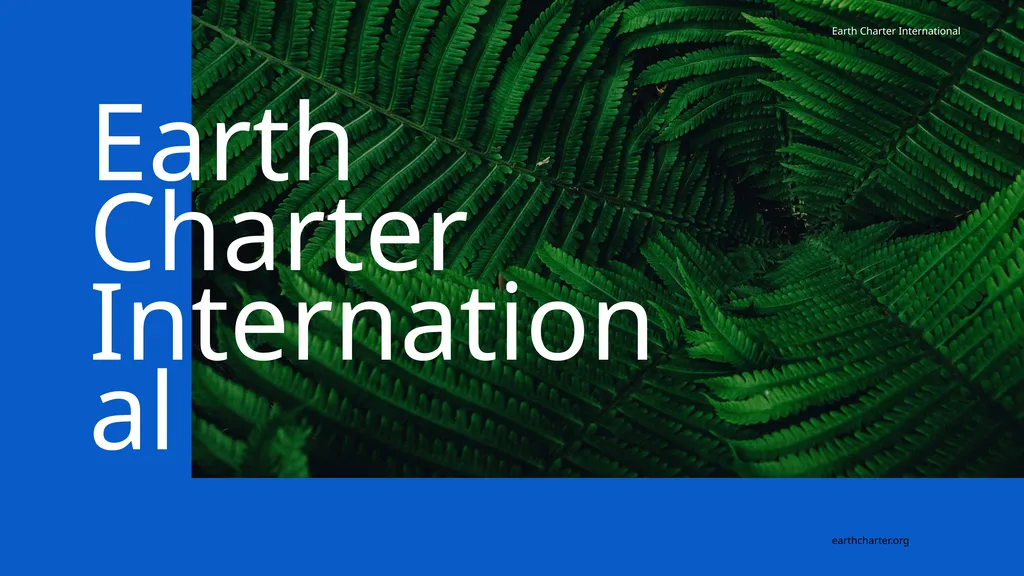 Name of presenter | Location | Date Earth Charter - slide 7 of 16