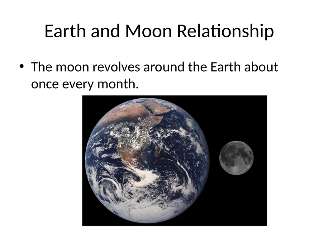 Earth, Moon & Sun Relationship Earth and Sun - slide 5 of 12