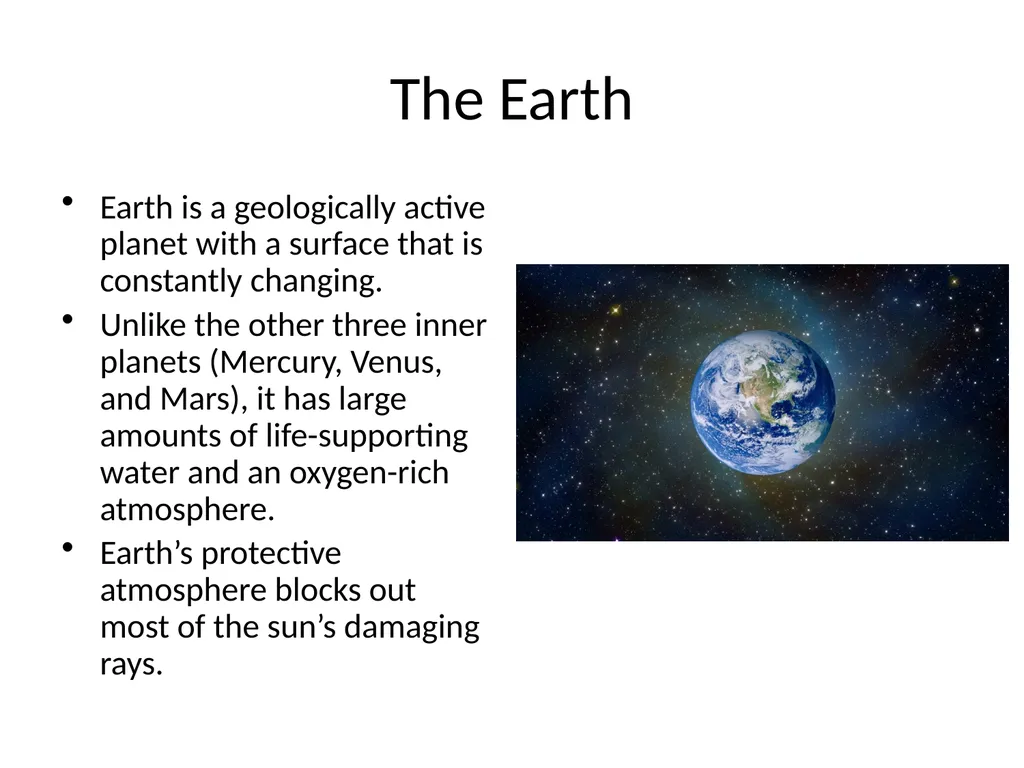 Earth, Moon & Sun Relationship Earth and Sun - slide 10 of 12