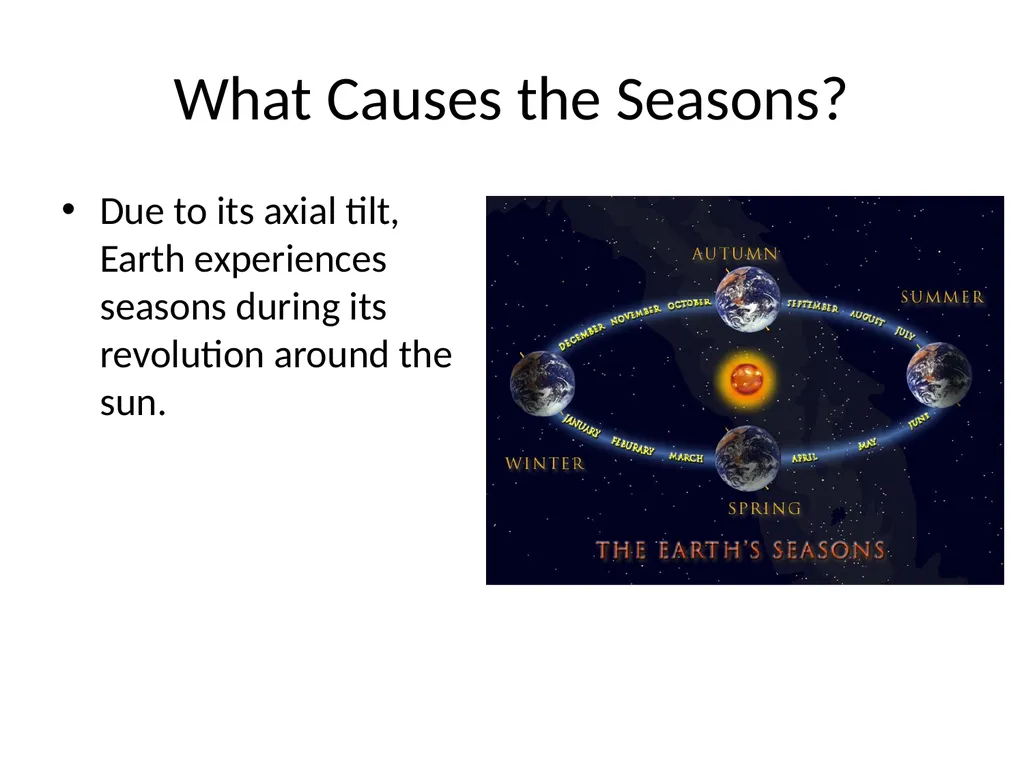 Earth, Moon & Sun Relationship Earth and Sun - slide 4 of 12