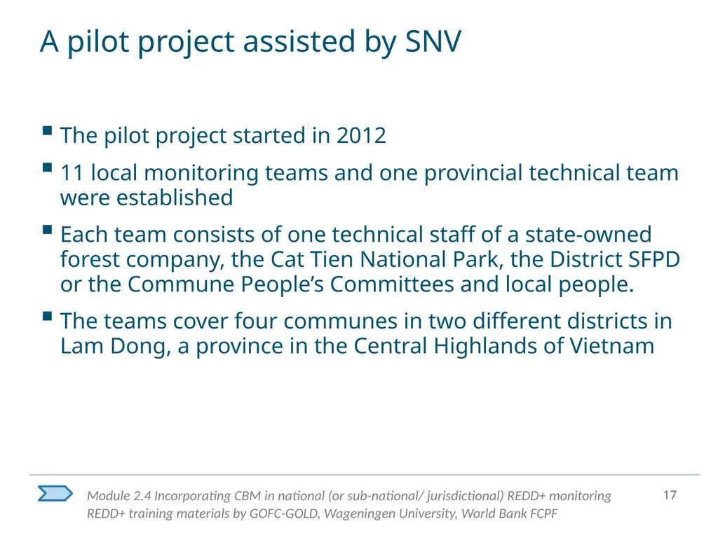 Module 2.4 Incorporating community based - slide 17 of 21