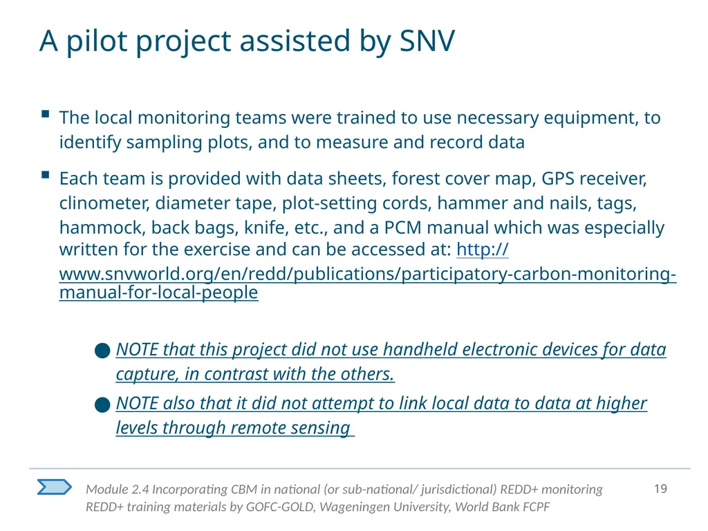 Module 2.4 Incorporating community based - slide 19 of 21