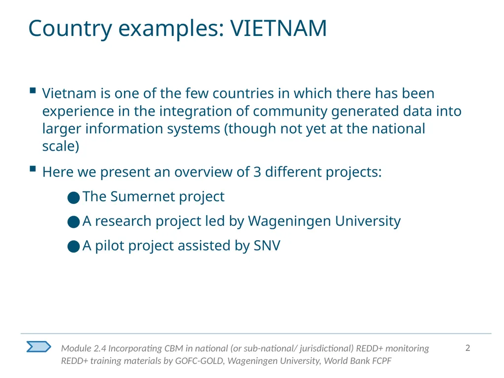 Module 2.4 Incorporating community based - slide 2 of 21