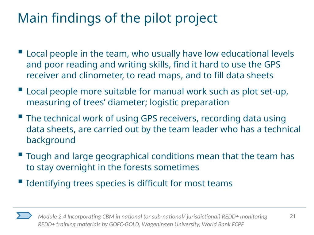 Module 2.4 Incorporating community based - slide 21 of 21