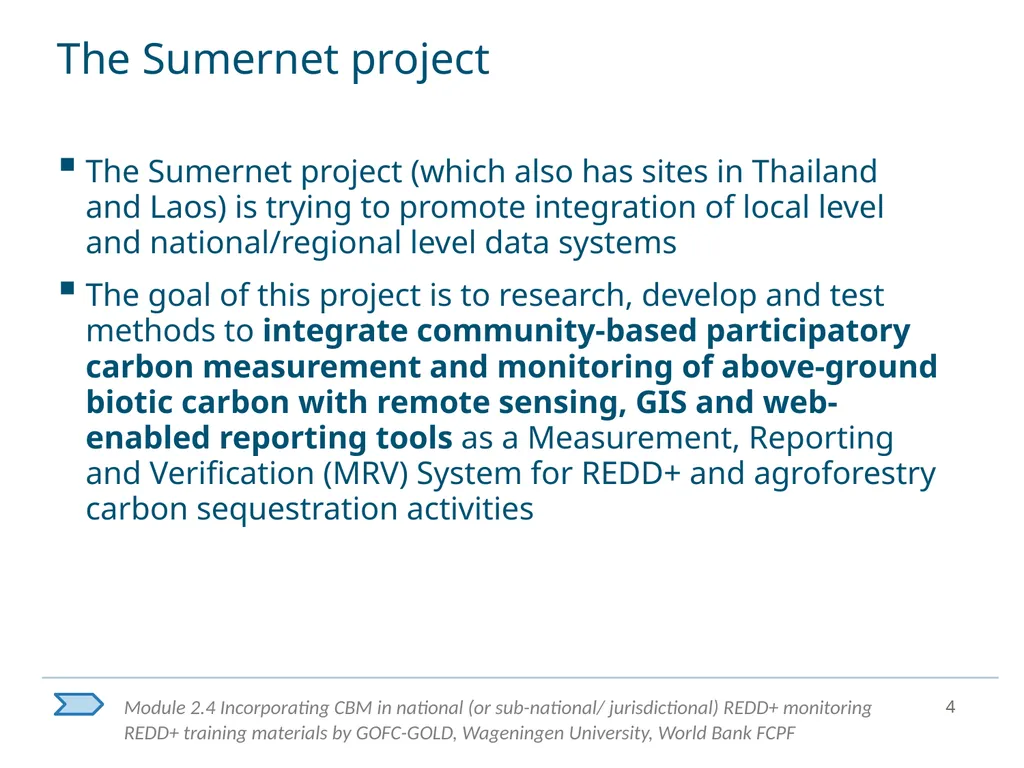 Module 2.4 Incorporating community based - slide 4 of 21