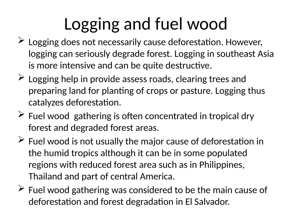 Deforestation ‘Cutting down trees over a large - slide 7 of 9