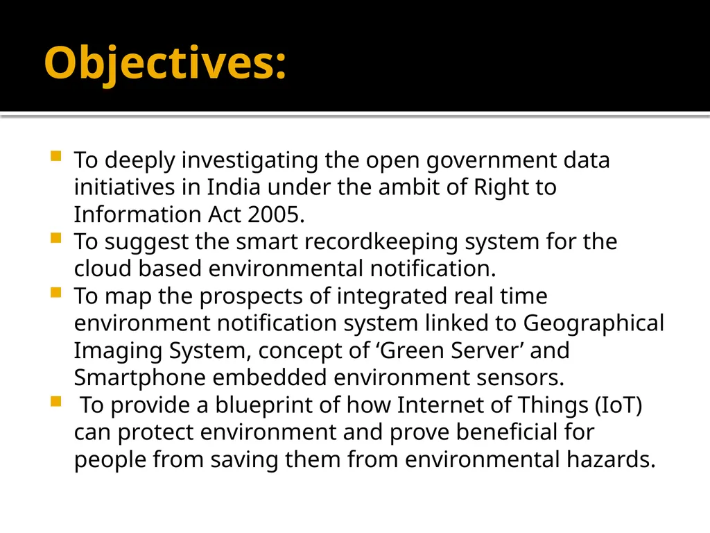Using ‘Open Government Data’ for Integrated - slide 2 of 12