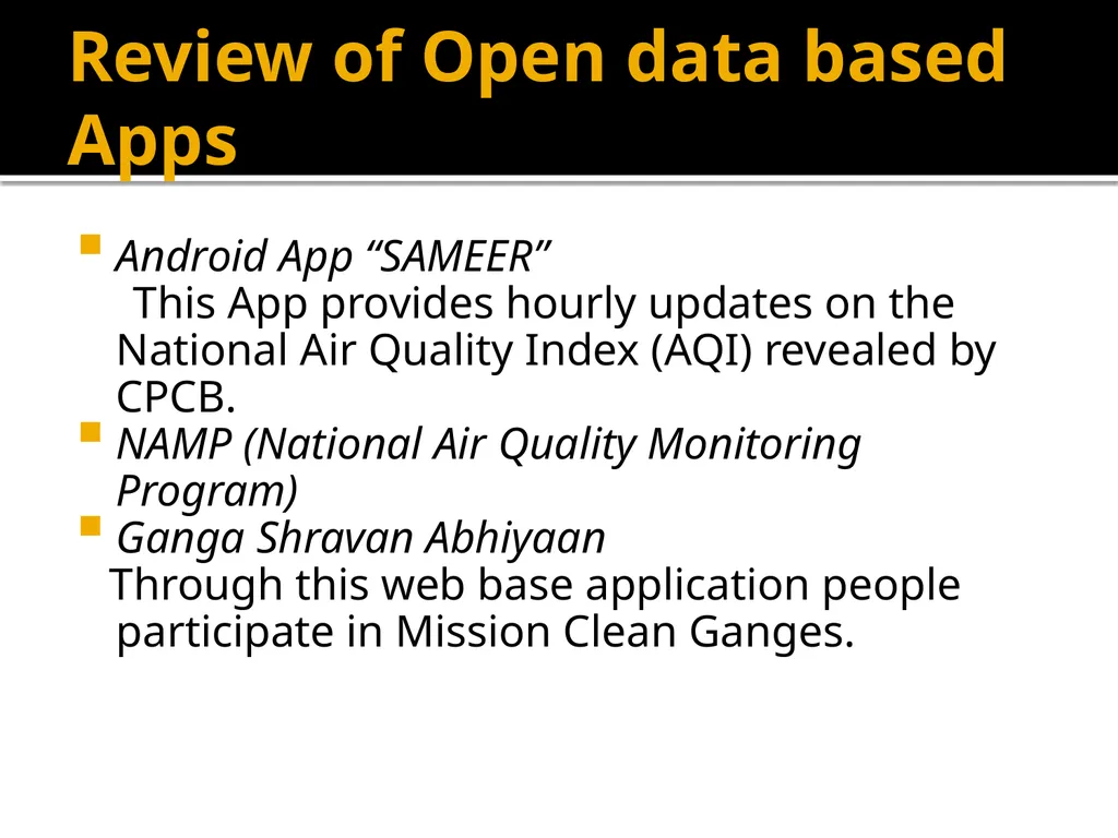 Using ‘Open Government Data’ for Integrated - slide 4 of 12