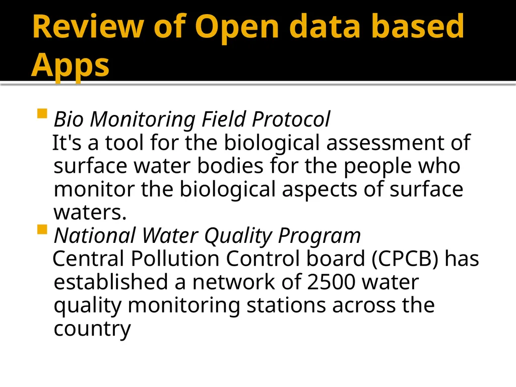 Using ‘Open Government Data’ for Integrated - slide 5 of 12