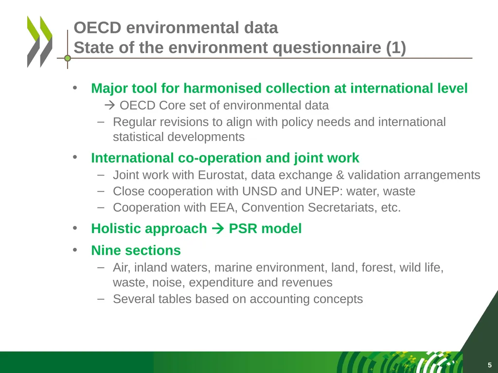 OECD data collection activities UNCEEA meeting New - slide 5 of 22