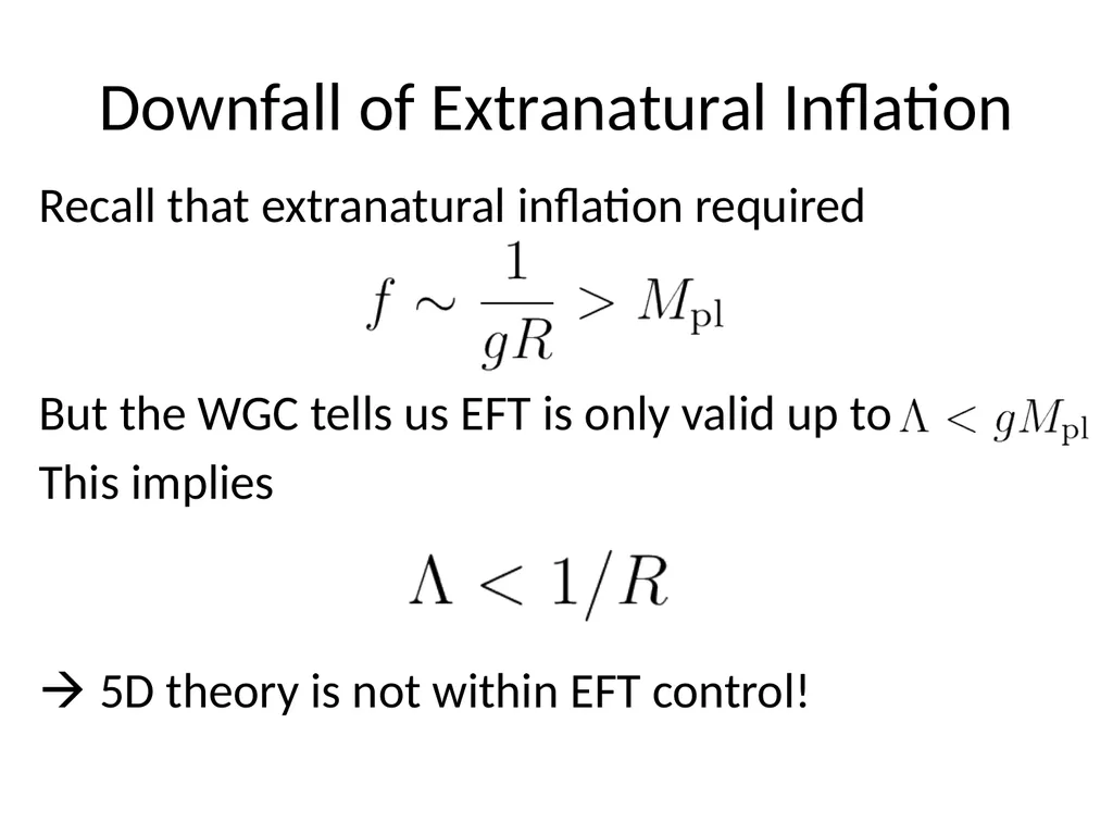 Natural Inflation and Quantum Gravity Prashant - slide 10 of 43