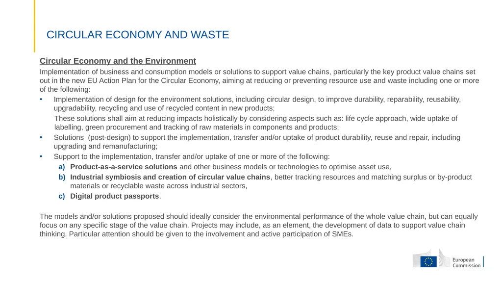 The new LIFE Programme & relevant elements for - slide 15 of 16