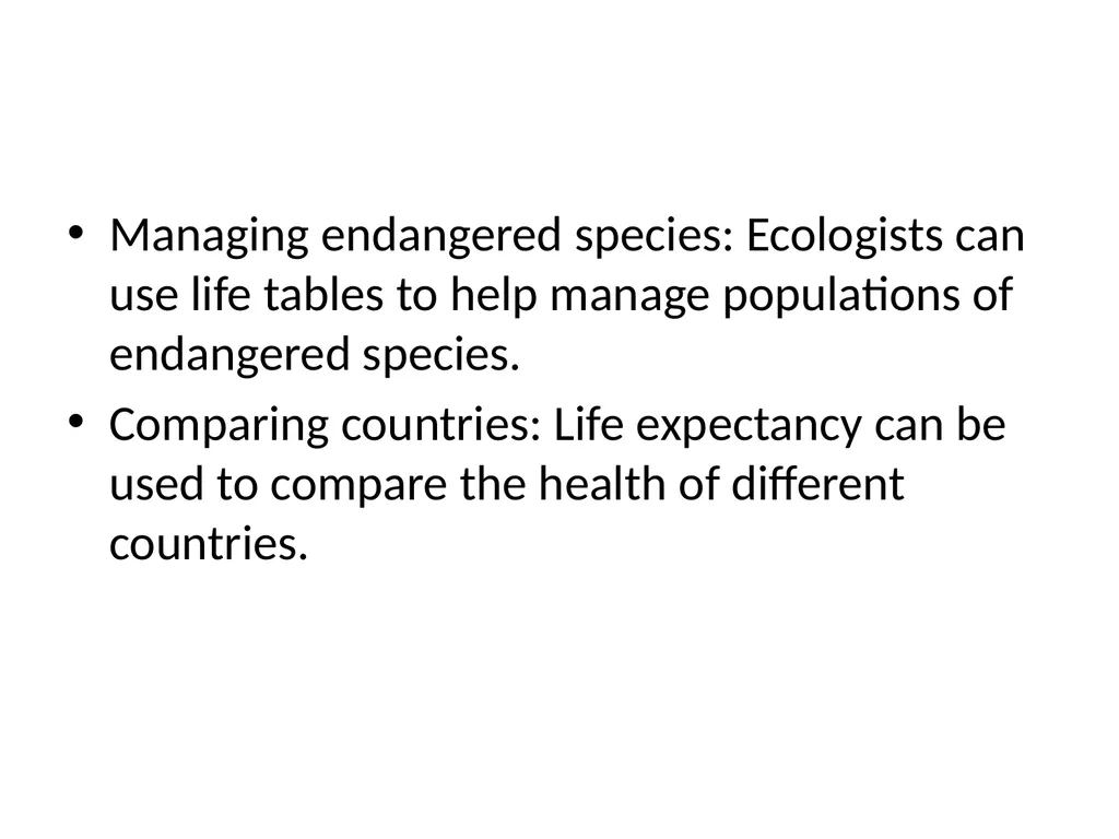 Life Table, Reproductive Rate, Reproductive Values - slide 7 of 22
