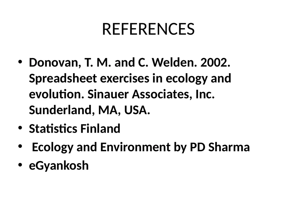 Life Table, Reproductive Rate, Reproductive Values - slide 22 of 22