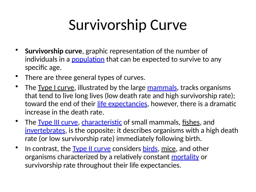 Life Table, Reproductive Rate, Reproductive Values - slide 8 of 22