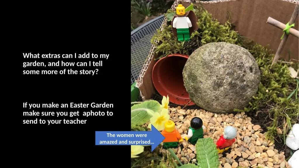 How to make a simple Easter garden. Find a seed - slide 11 of 12
