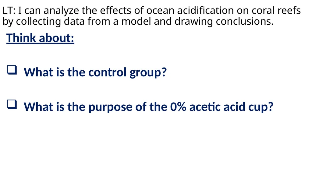 Ocean Acidification Warm Up What is ocean - slide 12 of 18