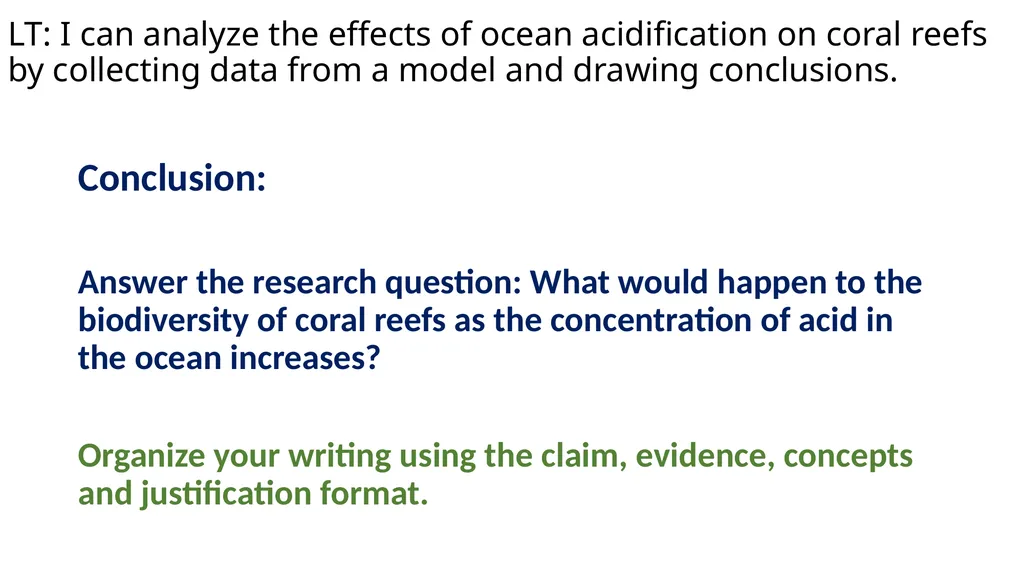 Ocean Acidification Warm Up What is ocean - slide 18 of 18
