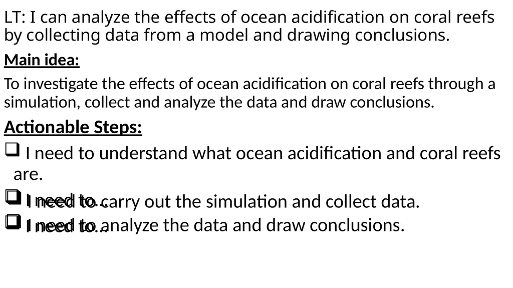 Ocean Acidification Warm Up What is ocean - slide 6 of 18